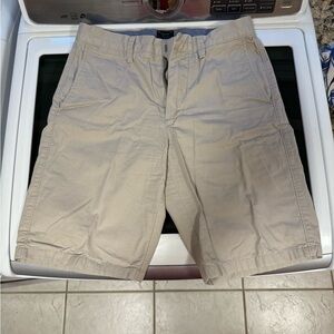 J. Crew Men's Beige Flat Front Shorts